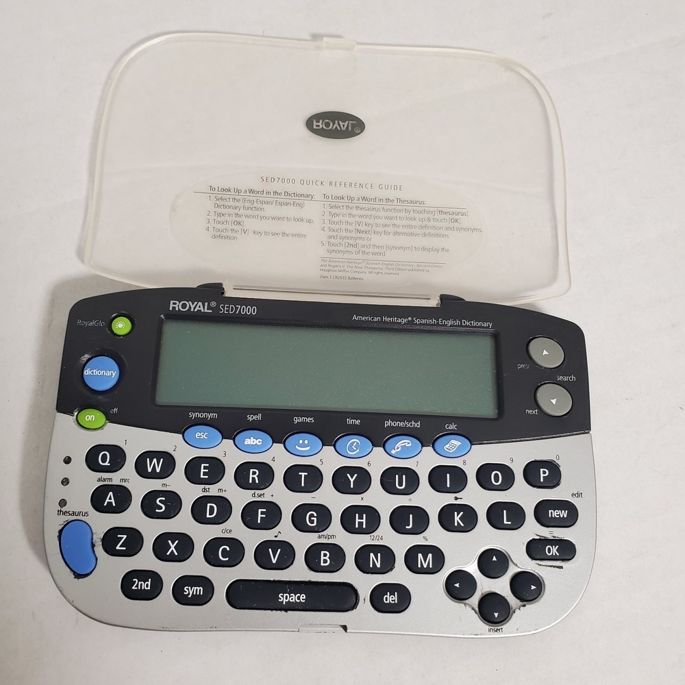 Royal SED7000 Bilingual Spanish-English Dictionary Thesaurus Electronic‎